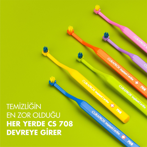 Curaprox CS 708 Implant Tek Demet Diş Fırçası - 3