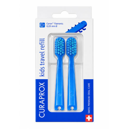Curaprox Kids Travel Refill Diş Fırçası - Mavi - Curaprox
