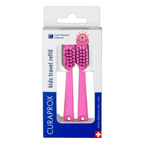 Curaprox Kids Travel Refill Diş Fırçası - Pembe - Curaprox