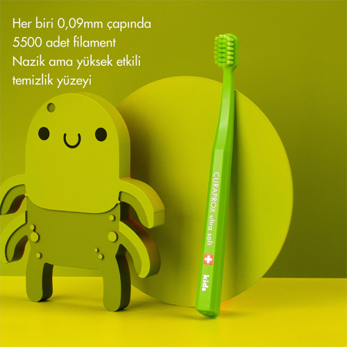 Curaprox Kids Ultra Soft Diş Fırçası 1 Adet - 6
