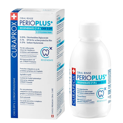 Curaprox Perioplus Regenerate CHX 0,09 Ağız Çalkalama Suyu 200 ml - Curaprox