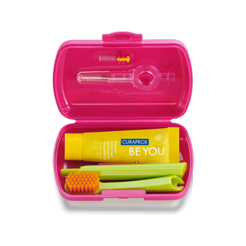 Curaprox Seyahat Seti - Koyu Pembe - Curaprox