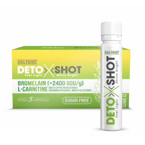 Dailyshot DetoxShot Bromelain, L-Carnitine 21 Shots - Dailyshot