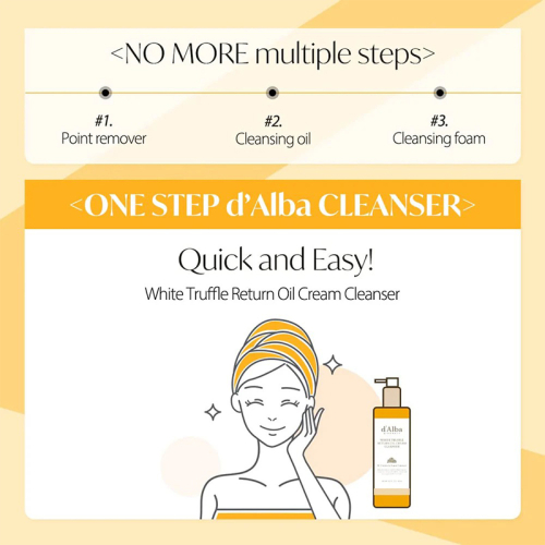 Dalba White Truffle Return Oil Cream Cleanser 150 ml - 5