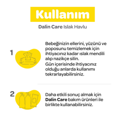 Dalin Care Islak Havlu 60 Adet - 8