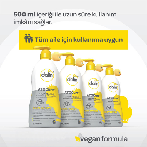 Dalin Care Nemlendirici ve Besleyici Bakım Losyonu 500 ml - 3