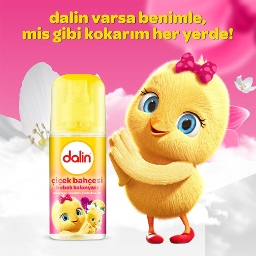 Dalin Çiçek Bahçesi Bebek Kolonyası 100 ml - 2