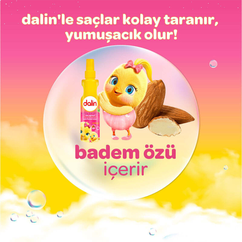 Dalin Kolay Tarama Spreyi 200 ml - Badem Özü ve Panthenol - 2