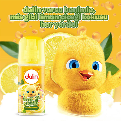 Dalin Limon Çiçeği Bebek Kolonyası 100 ml - 2