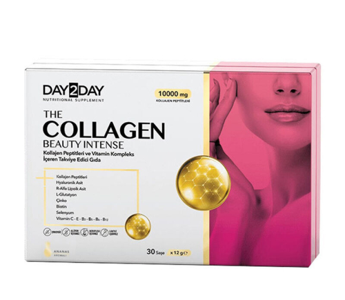 Day2day The Collagen Beauty Intense Ananas Aromalı Kolajen Takviyesi 30 Saşe - Day2Day