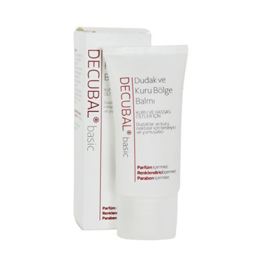 Decubal Basic Dudak ve Kuru Bölge Balmı 30 ml - Decubal Basic