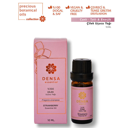 Densa Essential Çilek Uçucu Yağı 10 ml - Densa Essential