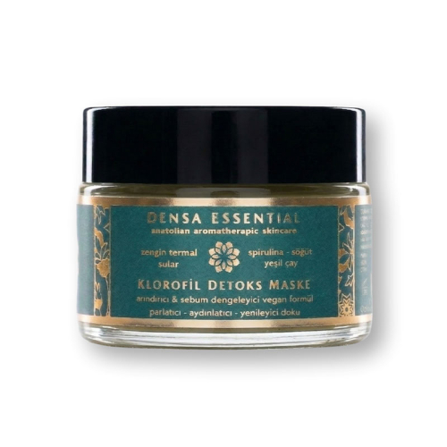 Densa Essential Klorofil Detoks Maske 50 ml - Densa Essential