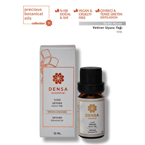 Densa Essential Vetiver Uçucu Yağı 10 ml - Densa Essential