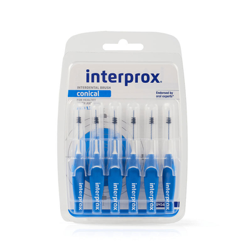 Dentaid INTERPROX 4G Conical Blister 6 Adet - Mavi - N31189 - 2