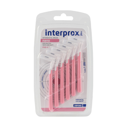 Dentaid INTERPROX Plus 2G Nano Blister 6 Adet - Pembe - Dentaid