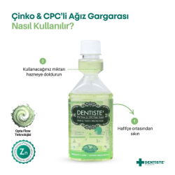 Dentiste Çinko ve CPCli Ağız Gargarası 200 ml - 3