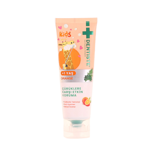 Dentiste Kids Portakal Aromalı Diş Macunu +1 Yaş 60 gr. - Dentiste