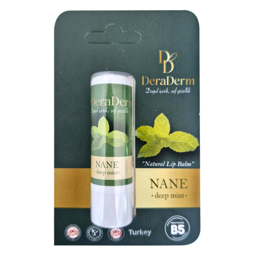 Deraderm Natural Lip Balm Nane 5 gr - Deraderm