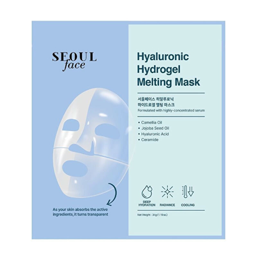 Dermal Korea Seoul Face Hyaluronic Hydrogel Eriyen Yüz Maskesi 34 gr - Dermal