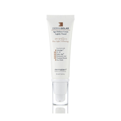 Dermasolar SPF 50 + Leke ve Kırışıklık Karşıtı Güneş Kremi Renkli 50 ml - Dermabien