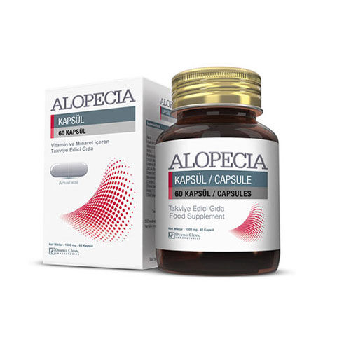 Dermo Clean Alopecia Takviye Edici Gıda 60 Kapsül - Dermo Clean
