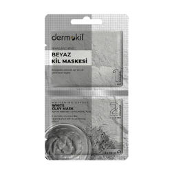 Dermokil Beyazlatıcı Etkili Beyaz Kil Maskesi 2 x 7,5 ml - 1