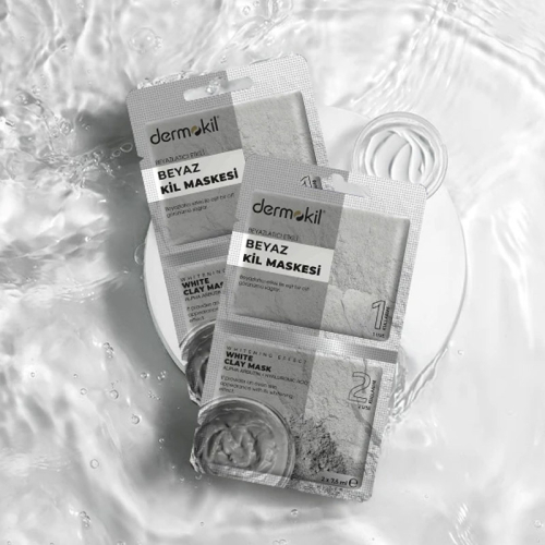 Dermokil Beyazlatıcı Etkili Beyaz Kil Maskesi 2 x 7,5 ml - 3