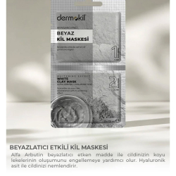 Dermokil Beyazlatıcı Etkili Beyaz Kil Maskesi 2 x 7,5 ml - 4