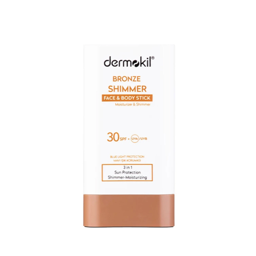 Dermokil Bronze Shimmer Spf30+ Face and Body Stick 20 g - Dermokil