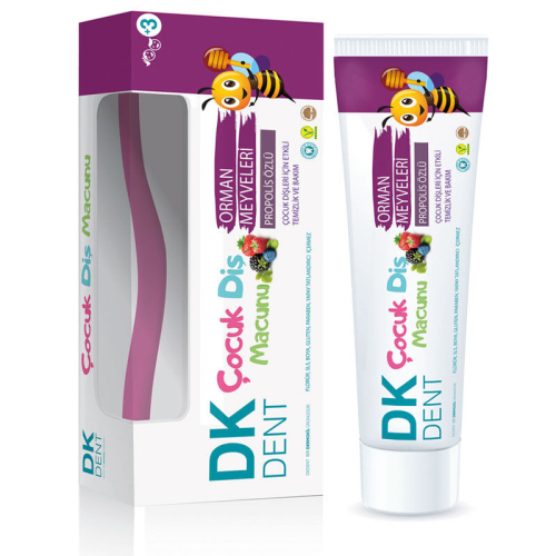 Dermokil DK Dent Orman Meyveli Çocuk Diş Macunu 50 ml + Diş Fırçası - Dermokil