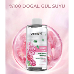 Dermokil Doğal Canlandırıcı Sıkılaştırıcı Gül Suyu 200 ml - 3