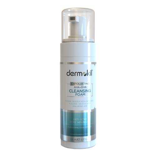 Dermokil Exfoliating AHA BHA Cleansing Foam 150 ml - Dermokil