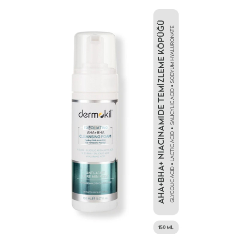 Dermokil Exfoliating AHA BHA Cleansing Foam 150 ml - 2