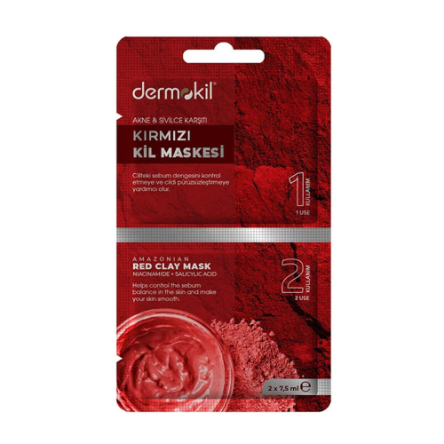 Dermokil Kırmızı Kil Maskesi 15 ml - Dermokil