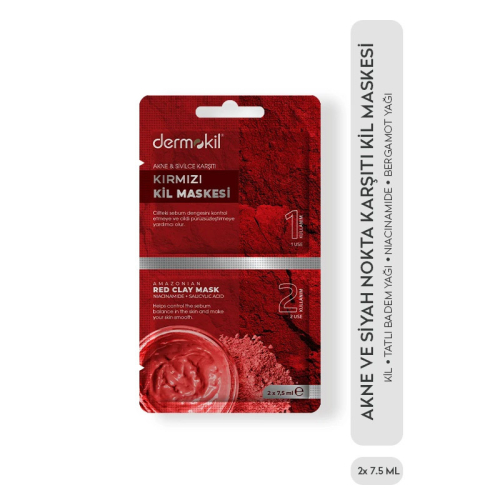 Dermokil Kırmızı Kil Maskesi 15 ml - 2