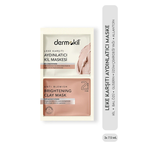 Dermokil Leke Karşıtı Aydınlatıcı Maske 2 x7.5 ml - 2
