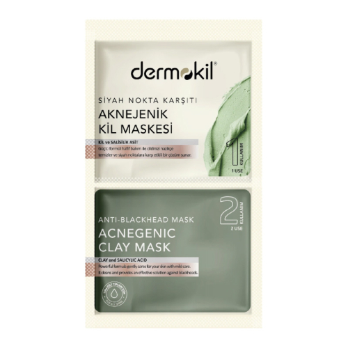 Dermokil Siyah Nokta Karşıtı Kil Maske 2 x 7.5 ml - Dermokil