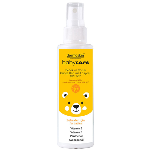 Dermoskin Babycare Bebek ve Çocuk Güneş Koruma Losyonu Spf50+ 100 ml - Dermoskin