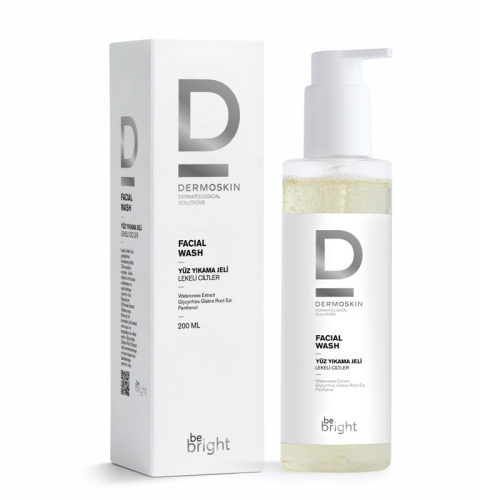 Dermoskin Be Bright Lekeli Ciltler için Yüz Yıkama Jeli 200 ml - Dermoskin