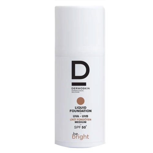 Dermoskin Be Bright Spf50+ Likit Fondöten 33 ml - Medium - Dermoskin