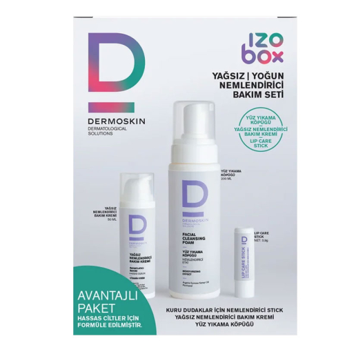 Dermoskin Izobox Yağsız Yoğun Nemlendirme Bakım Seti - Dermoskin