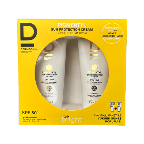 Dermoskin Pigmentyl Sun Protection SPF50+ Cream 75ml | İkili Paket - Dermoskin