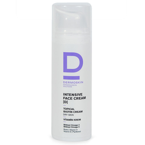 Dermoskin Intensive Face Cream D Topical Biotin Cream (Kuru Ciltler) 50 ml - Dermoskin