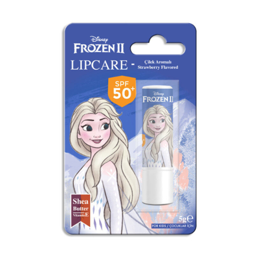 Disney Frozen II SPF50+ Çilekli Dudak Koruyucu 5 gr - Kiva Cosmetics