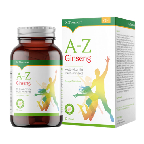 Dr. Thomson A-Z Ginseng Takviye Edici Gıda 30 Tablet - Dr.Thomson