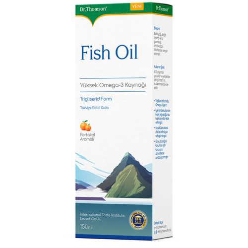 Dr.Thomson Yüksek Omega-3 Fish Oil 150 ml - Dr.Thomson