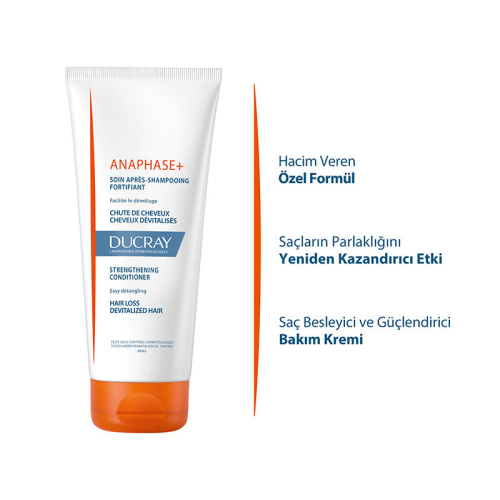 Ducray Anaphase Saç Dökülmesine Karşı Saç Kremi Yoğunlaştırıcı ve Güçlendirici Saç Bakımı 200 ml - 3