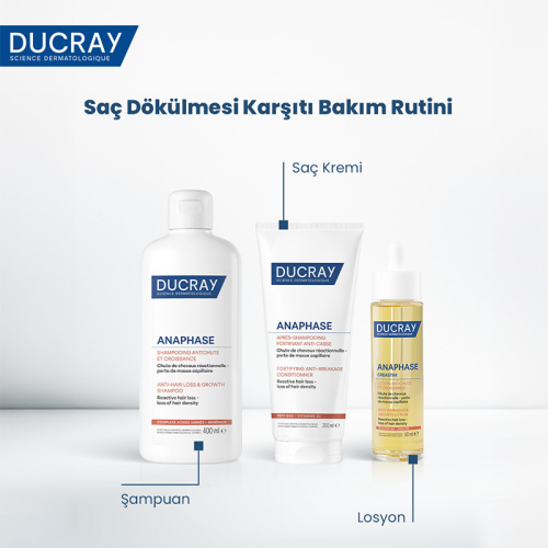 Ducray Anaphase Reactive Saç Dökülmesi Karşıtı Şampuan 400 ml - 3