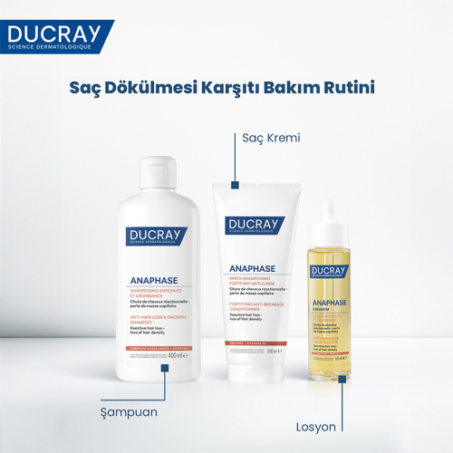 Ducray Anaphase Reactive Saç Dökülmesi Karşıtı Şampuan 400 ml - 4